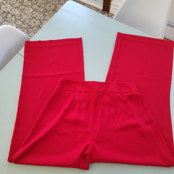 NWT - Le Chateau Red Dress Pants- Size 12 - Picture 4 of 5